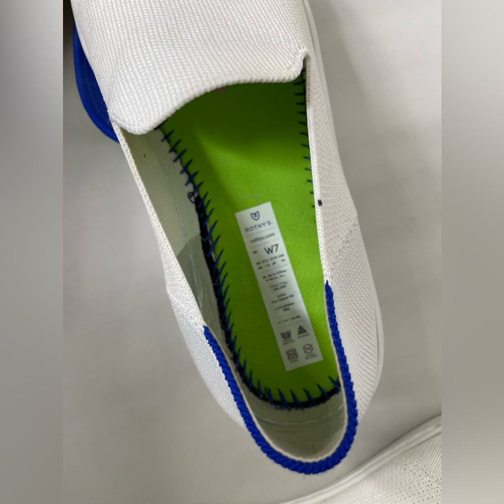 Rothy's Textile Bright White The Original Slip On Sneaker Women’s US 7 - Picture 8 of 8